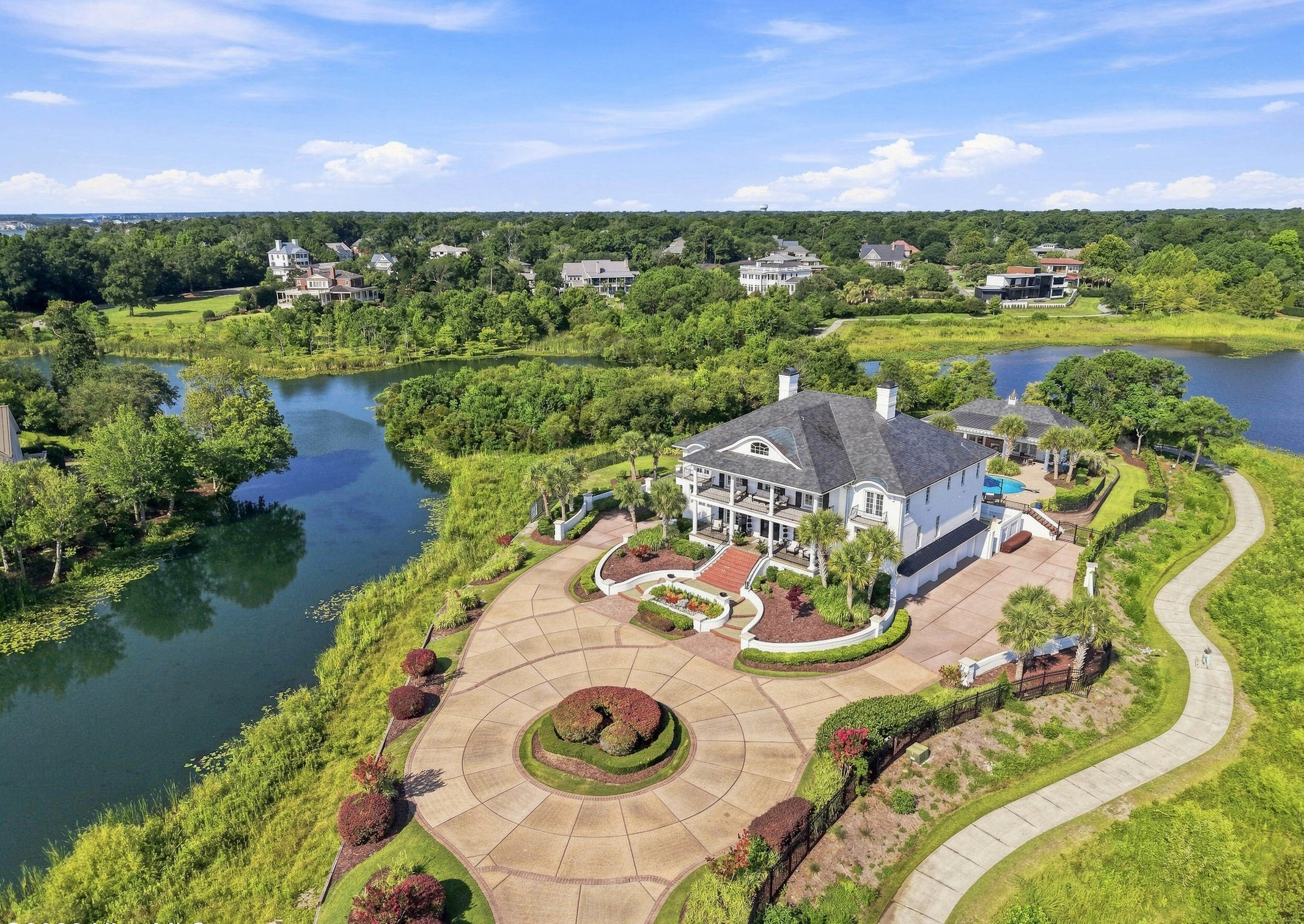 Daytime aerial over the Intracoastal