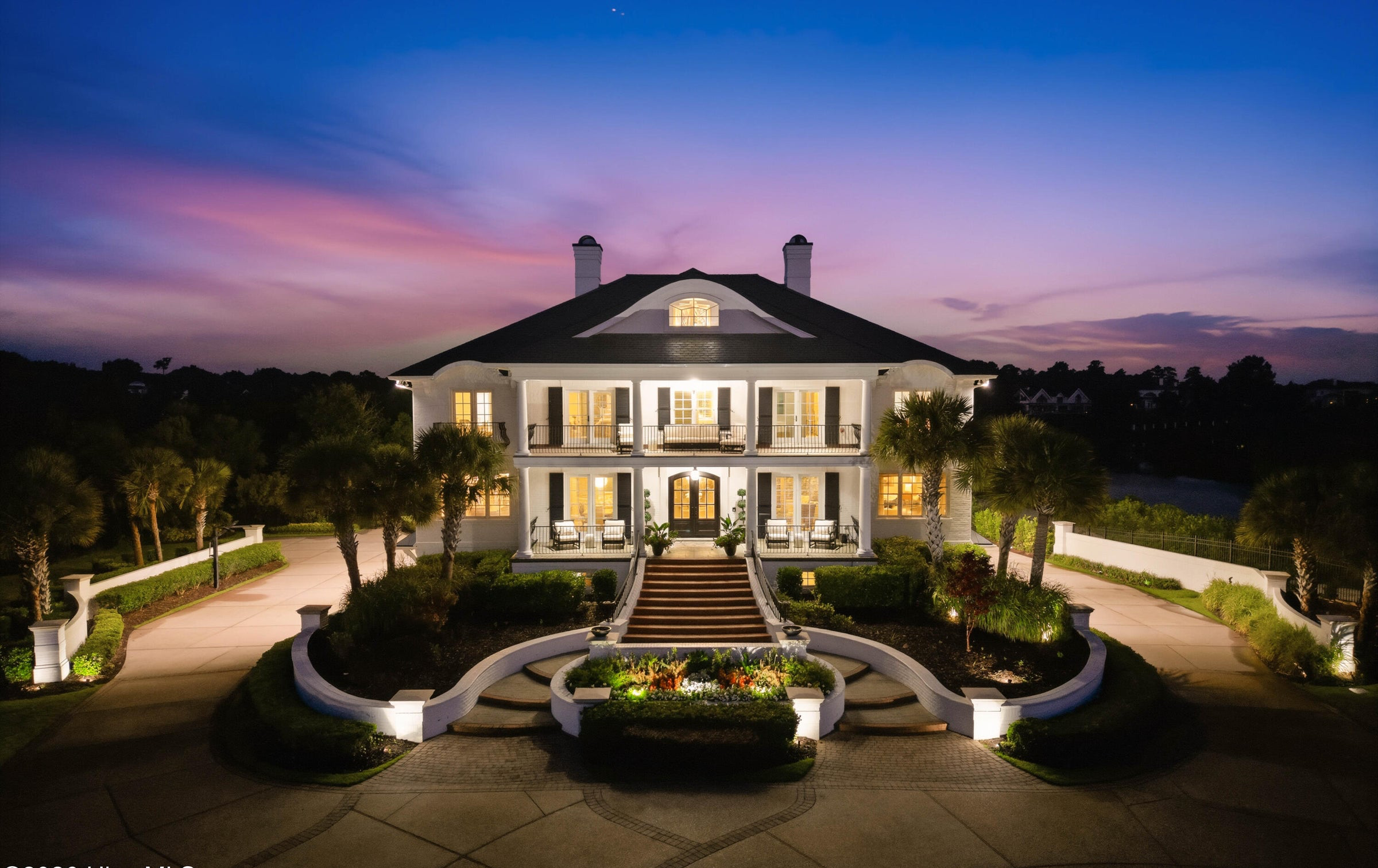 1120 Harborway Place at twilight